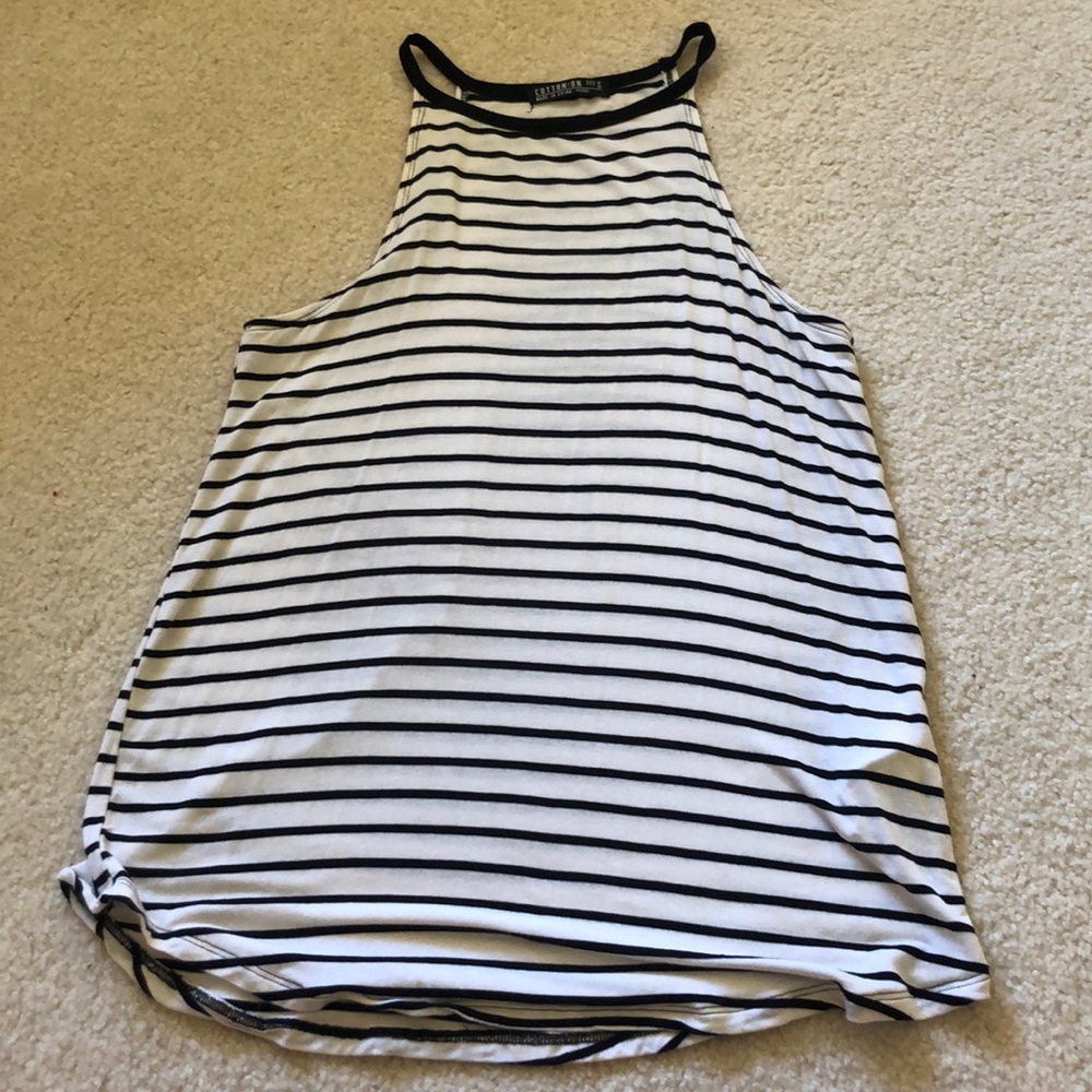 Cotton on striped tank
